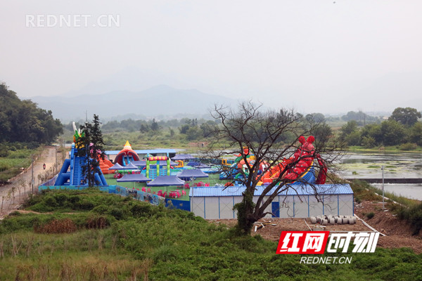 江永县邑口村建起儿童水上乐园