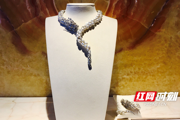 首届国际珍珠艺术展长沙开展 600余件高定珍珠