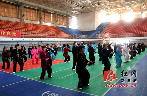 新田举办太极拳三级社会体育指导员培训班