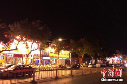 北京簋街，很多代驾司机的“聚集地”。受访人供图