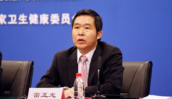 国家卫生健康委员会疾控局副局长雷正龙（刘亮/摄）