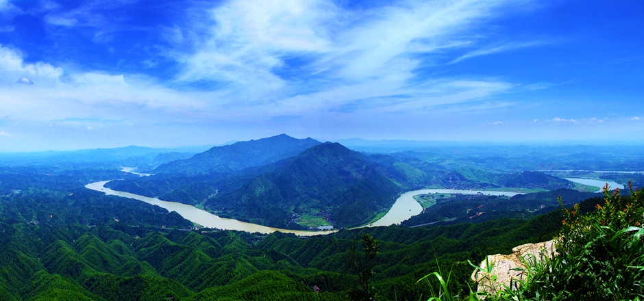 衡东洣水水利风景区>极目楚天舒.