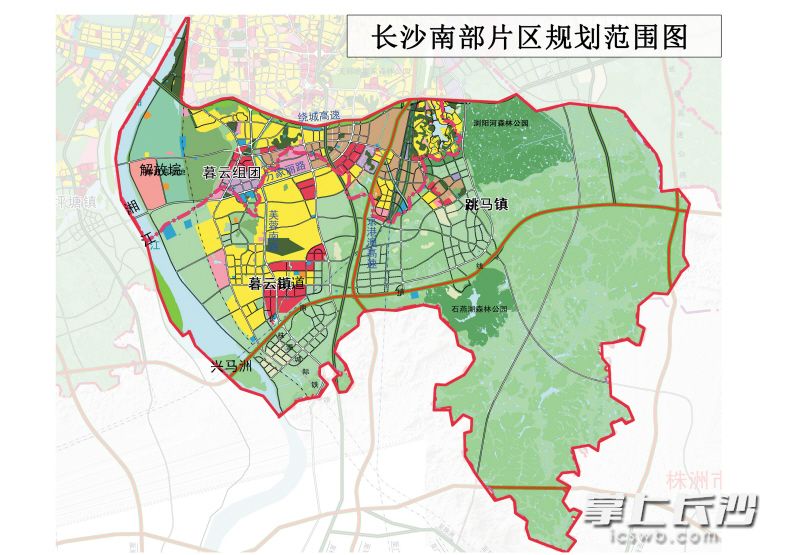 长沙雨花区最新规划图图片