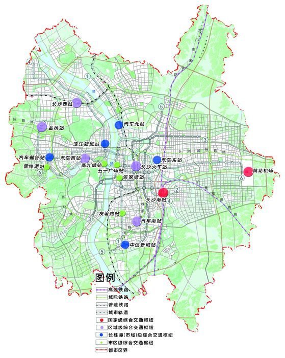 京港滬昆長渝三大高鐵交匯中部鐵路樞紐大長沙(組圖)