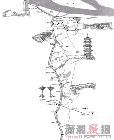 长沙铜官窑景点地图图片