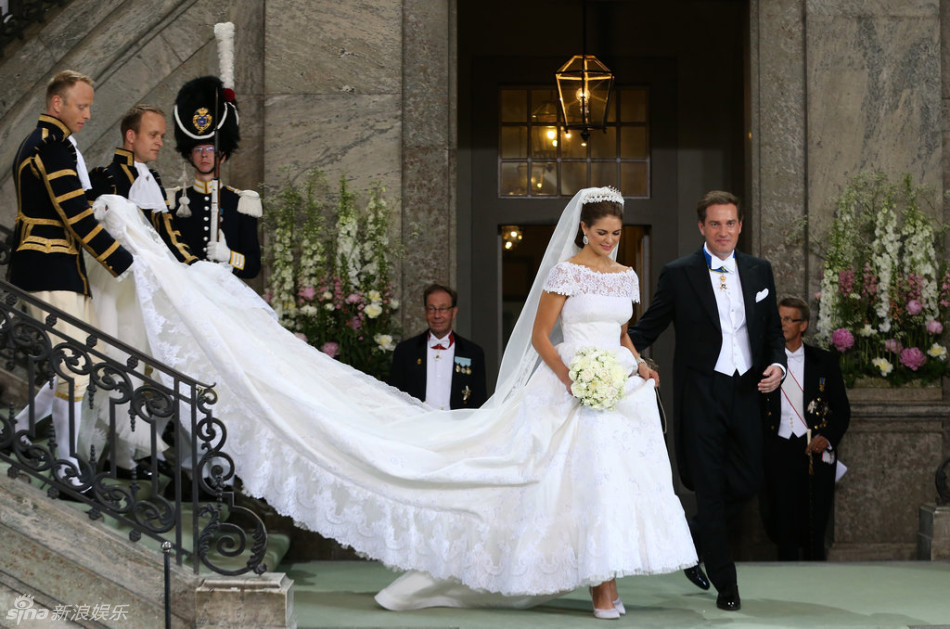 欧洲最美公主结婚 各国王室出席瑞典王子帅爆