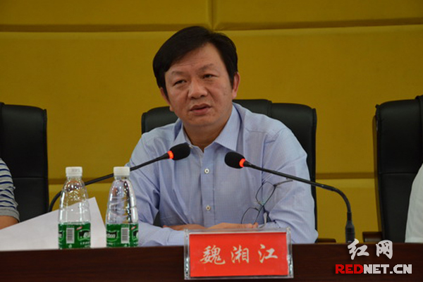(蓝山县委书记魏湘江)