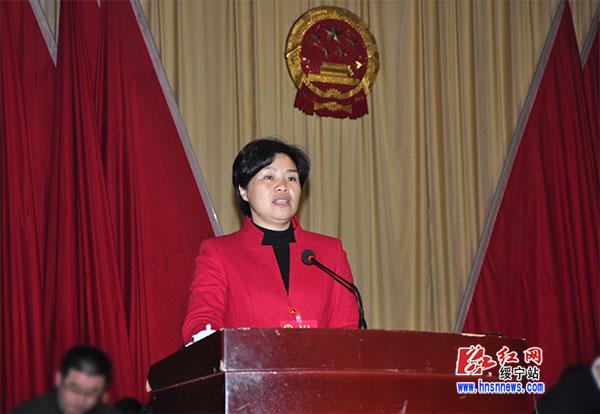 绥宁县第十六届人民代表大会第三次会议开幕