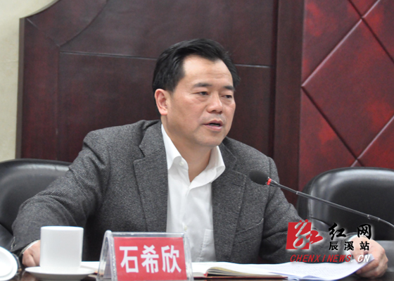 怀化副市长石希欣来辰督导党的群众路线教育实践活动