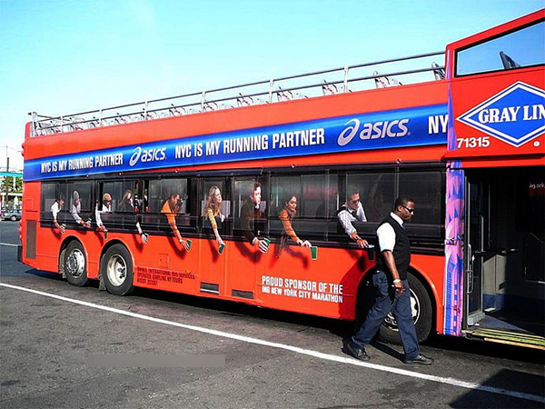 创意无处不在 围观世界各国的公交车广告(图)