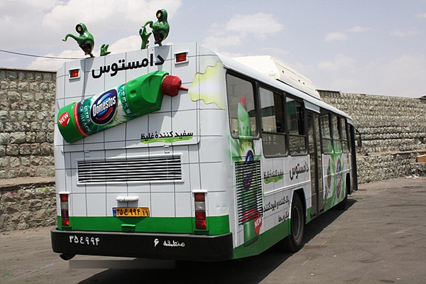 创意无处不在 围观世界各国的公交车广告(图)