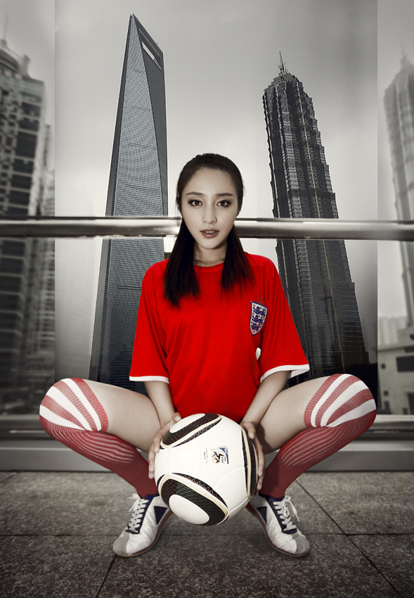 足球宝贝世界杯中国图片