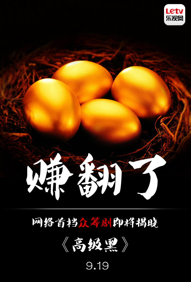 乐视自制高级黑第一个吃螃蟹的网络剧