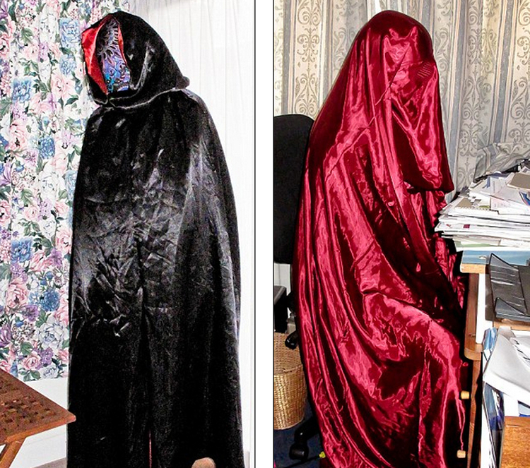 英国现实版套中人从头到脚包裹丝绸组图