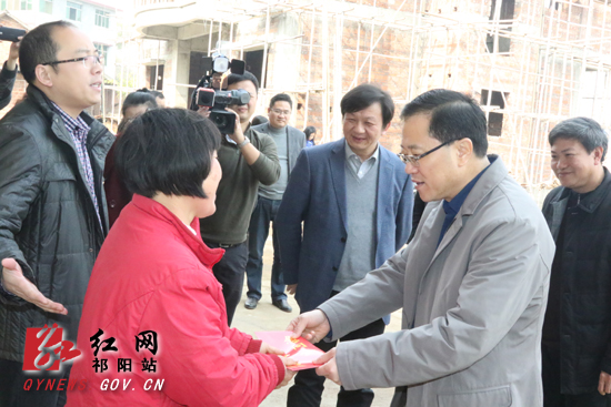 永州市委书记陈文浩深入祁阳走访慰问送温暖