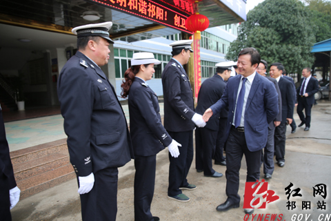 节后上班第一天 祁阳县委书记魏湘江走访各单位和企业