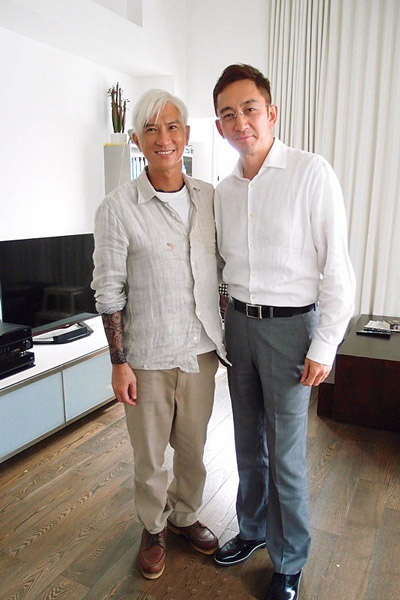 张家辉导演鬼片上瘾了银发美瞳纹身变杀马特驱魔人