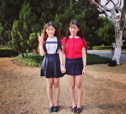 惊为天人的复旦双胞胎校花 纯美可人