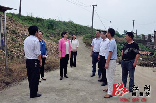 雨湖区委书记刘永珍到一线检查指导全区防汛工作