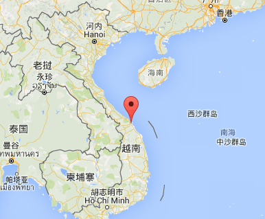 越南岘港示意图原标题:一中国男子在越南岘港遭枪击身亡据新华国际