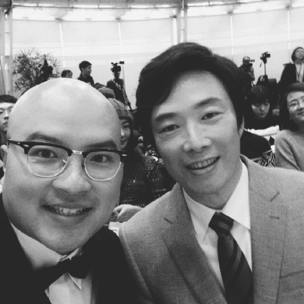 《国民美少女》易小星微博晒费玉清合照