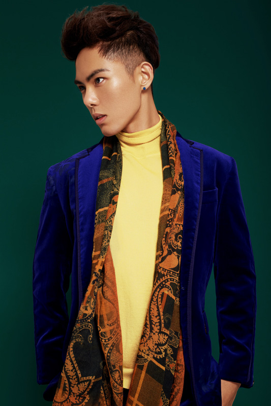 孙子涵冬日温暖写真活泼与绅士的双重演绎