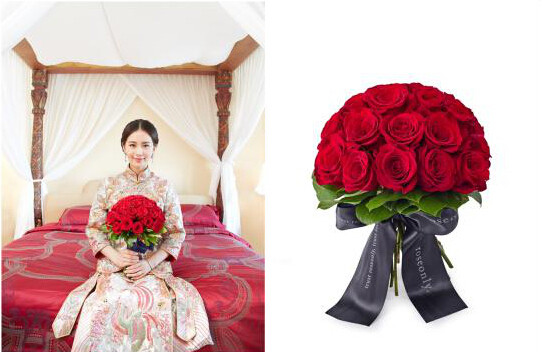 刘诗诗吴奇隆大婚 roseonly浓情绽放巴厘岛