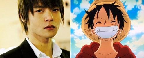 洼田正孝饰演路飞