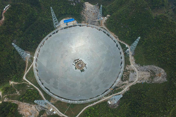worlds largest radio telescope completes installation