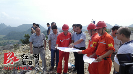 乌进甫深入道县部分企业督导安全生产工作