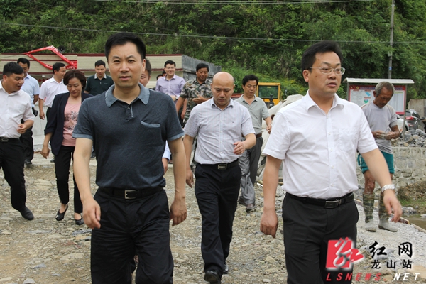 长沙县来水田坝镇调研对口帮扶工作