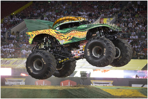 集齐八方怪物召集神龙!"疯狂大脚怪"明星大脚车dragon来了