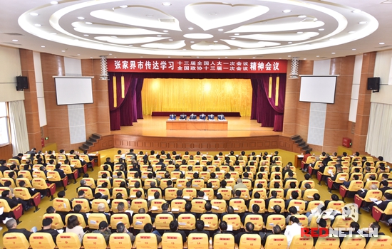 张家界市召开会议传达学习全国两会精神